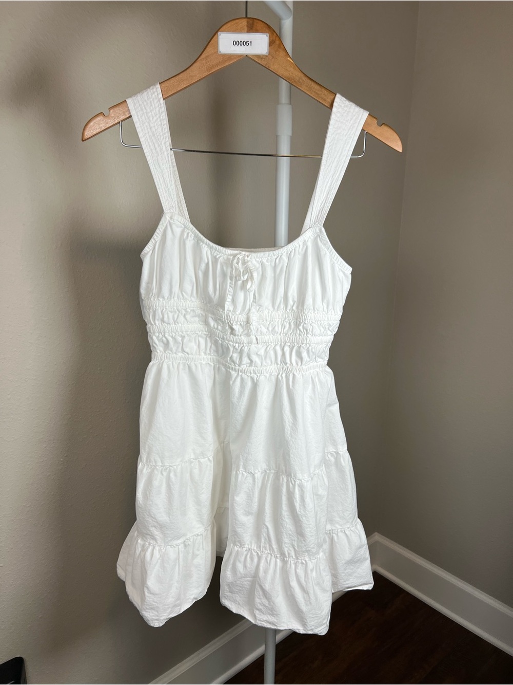NWT Aritzia Sunday Best White Mini Dress